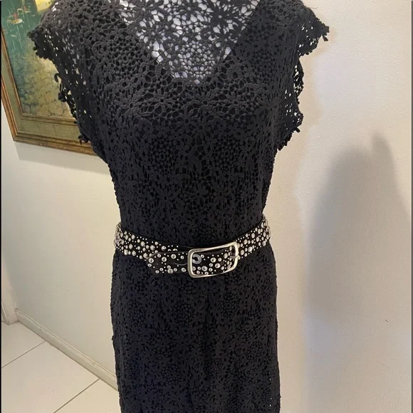 Velvet by Graham & Spencer | Dresses | Nwt Velvet By Graham Spencer Black  Lace Fitted M | Poshmark